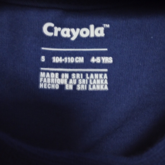NWT Crayola girls graphic t-shirt size 4-5yrs - Picture 4 of 6